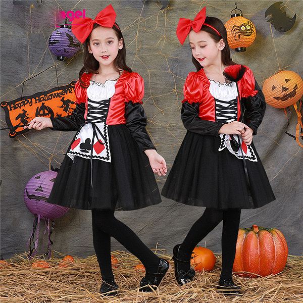 子供用 ハロウィン 衣装 魔女 ワンピース 3点セット 仮装 コスチューム